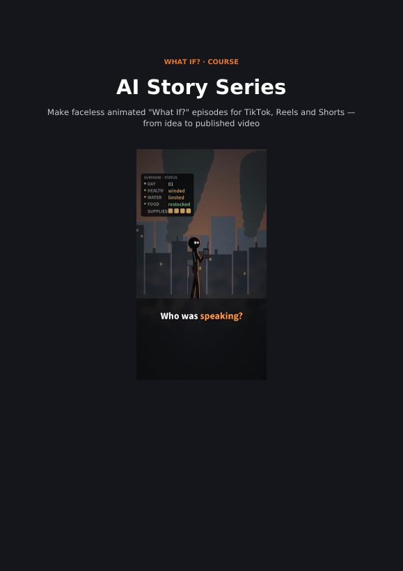 Course page: The course book